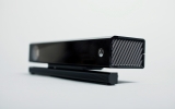 <p>The side panels of the Kinect echo the venting panel on top of the Xbox One console, and the multi-mic array is separated from the main body, making the sensor appear to levitate. <p>The side panels of the Kinect echo the venting panel on top of the Xbox One console, and the multi-mic array is separated from the main body, making the sensor appear to levitate.